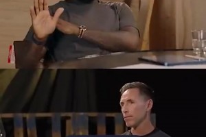 老詹此前：我和东契奇会吸引最好的两名防守人，第三只能防里夫斯